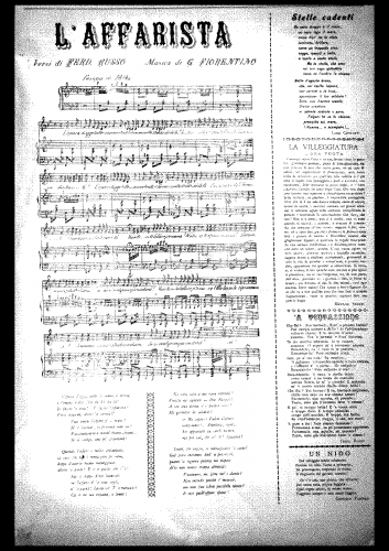 Fiorentino - L'affarista - Score