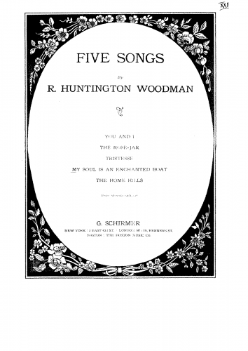 Woodman - 5 Songs - Score