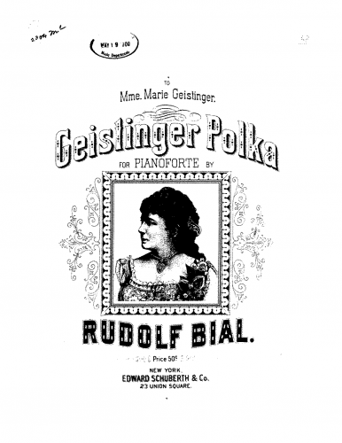 Bial - Geistinger Polka - Score