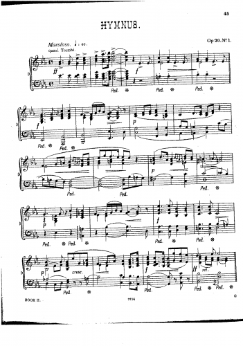 Mackenzie - Piano Pieces, Op. 20 - No.'s 1,2,3,5,&6