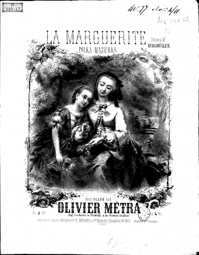 Métra - La Marguerite - Score