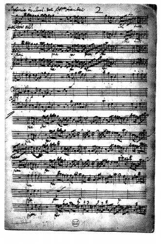 Handel - Saul - Overture - Score