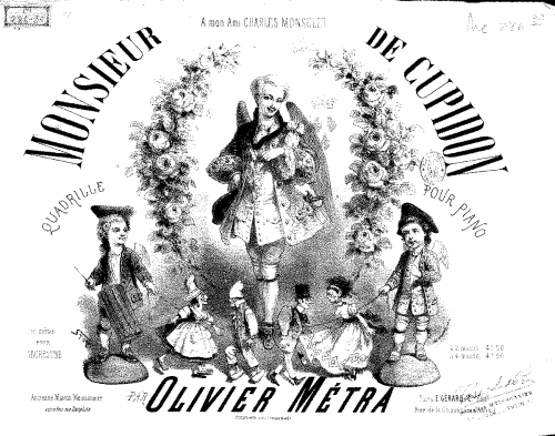 Métra - Monsieur de Cupidon - Score