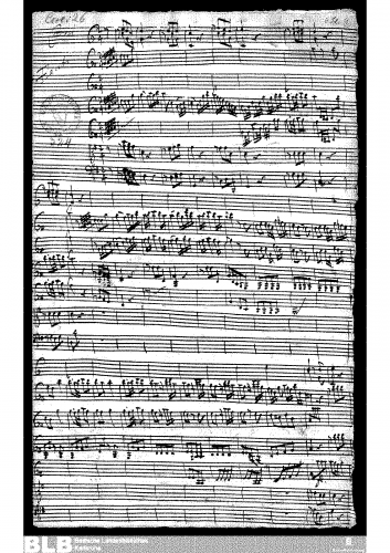 Molter - Concerto for 2 Flutes and 2 Horns in G major - Score