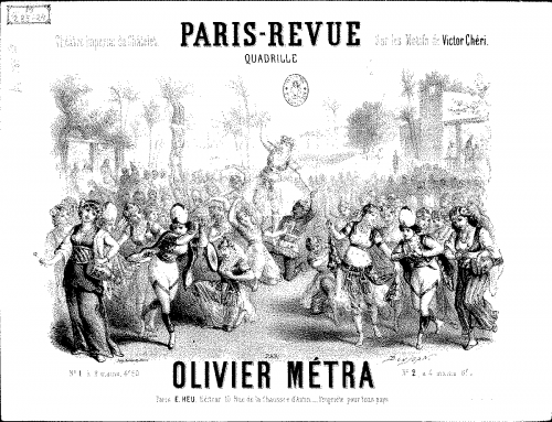 Métra - Paris-revue - Score