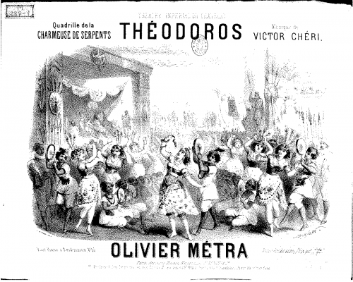 Métra - Théodoros - For Piano - Score