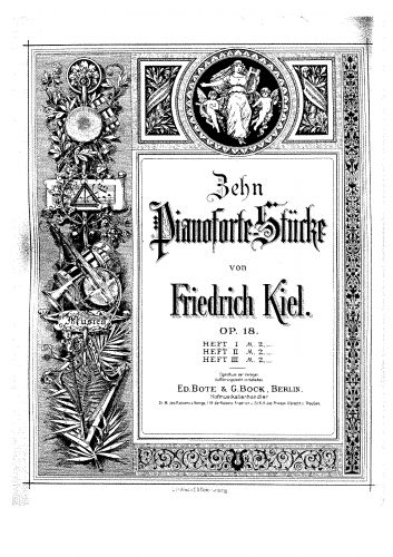 Kiel - 10 Piano Pieces - Volume 1, Pieces 1 - 4