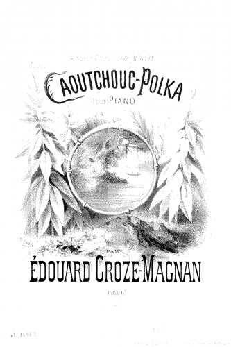 Croze-Magnan - Caoutchouc-polka - Score