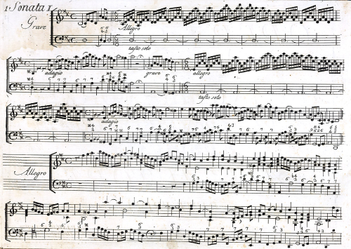 Corelli - 12 Violin Sonatas, Op. 5 - Scores and Parts - Score