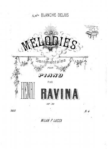 Ravina - Melodies Sentimentale - Score