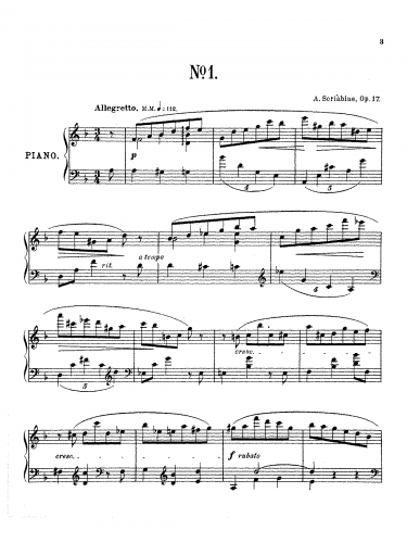 Scriabin - 7 Preludes, Op. 17 - No. 1