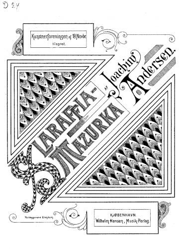 Andersen - Slaraffia Polka-Mazurka - Score