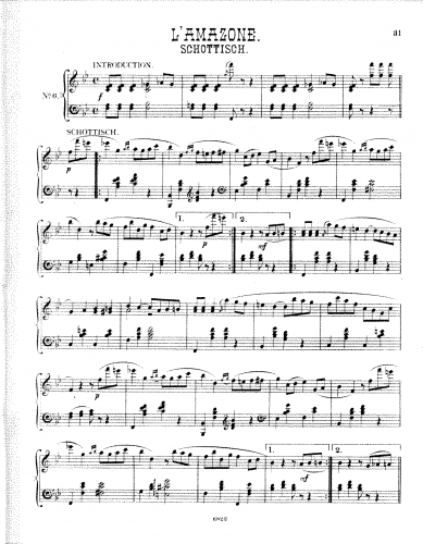 Wollenhaupt - L'Amazone - Score