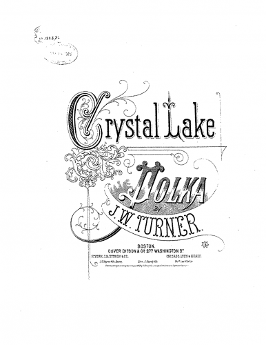 Turner - Crystal Lake Polka - Score