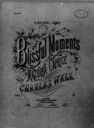 Wels - Blissful Moments - Score