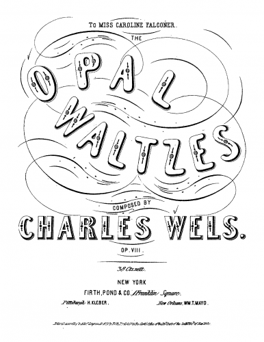Wels - The Opal Waltzes - Score