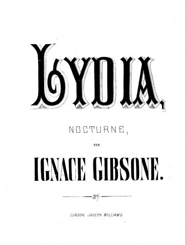 Gibsone - Lydia Nocturne - Score
