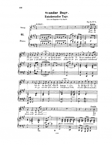 Kjerulf - 6 Sange - Score