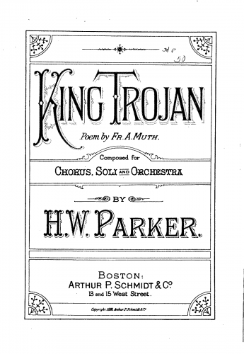 Parker - König Trojan - Vocal Score - Score