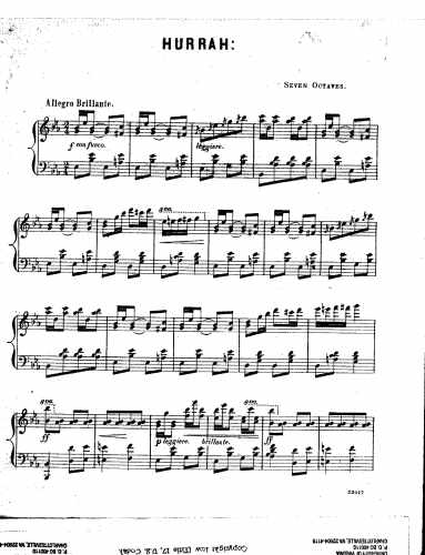 Gottschalk - Hurrah Galop - Score
