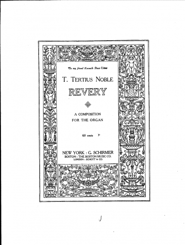 Noble - Revery - Score