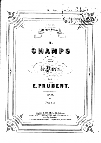Prudent - Les Champs - Score