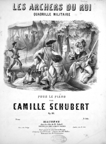 Schubert - Quadrille militaire - Score