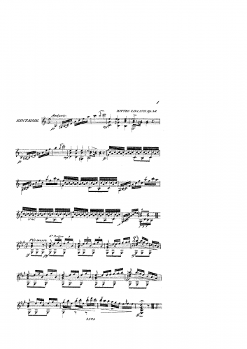 Carcassi - Fantaisie sur L'opera 'Guillaume Tell', Op. 36 - Score
