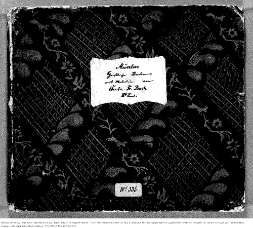 Bach - Balthasar Münters Geistlicher Lieder (H.6-60) - 2nd Collection