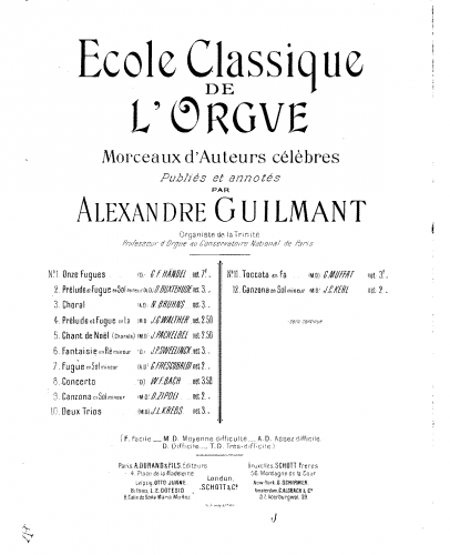 Buxtehude - Prelude in G minor, BuxWV 150 - Original Version - Score