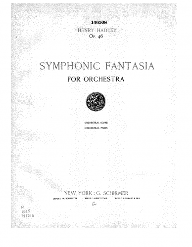 Hadley - Symphonic Fantasia - Score
