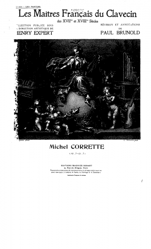 Corrette - Les Pantins - Keyboard Scores - Score