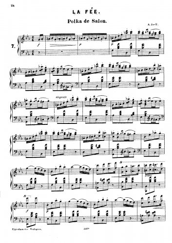 Jaëll - La Fée Polka, Op. 26 - Score