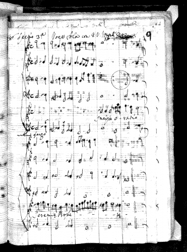 Caresana - Lamentazione per il Venerdi Santo Lectio 3 1686 - Score