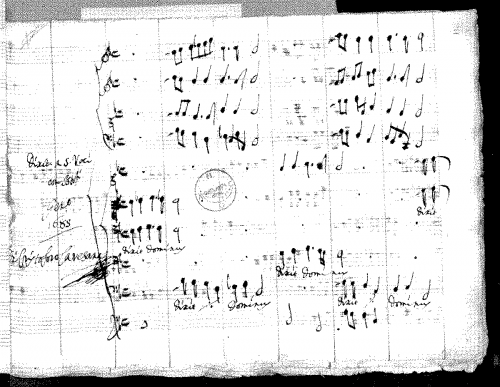 Caresana - Dixit Dominus 1685 - Score