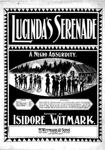 Witmark - Lucinda's Serenade - Score
