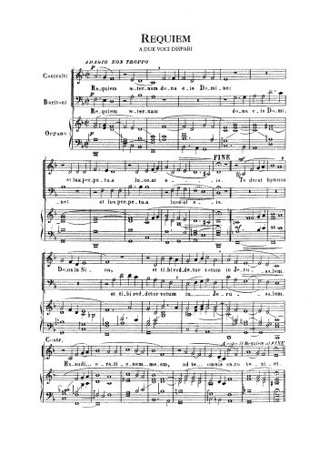 Perosi - Requiem - Score