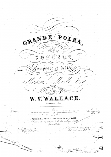 Wallace - Grande Polka de Concert - Score