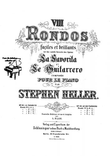 Heller - 4 Rondos Brillants, Op. 22 - No. 2