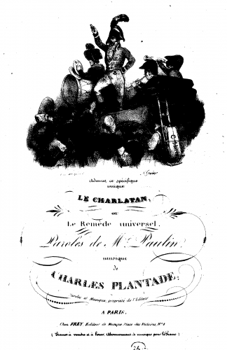 Plantade - Le Charlatan - Score