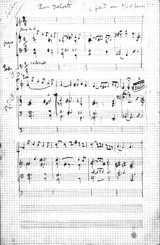 Séverac - Pièce pour orgue et violon - Score