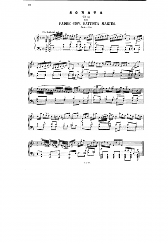 Martini - Sonata No. 4 - Score