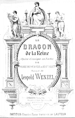 Wenzel - Le dragon de la reine - Vocal Score - Score