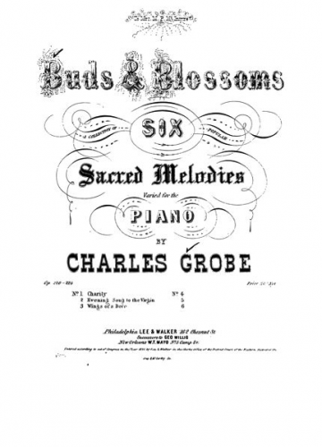 Grobe - The Wings of a Dove - Piano Score - Score