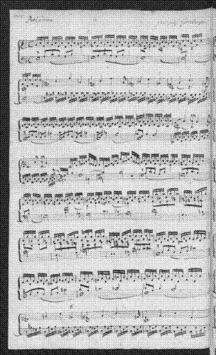 Kirnberger - Prelude in F major - Score