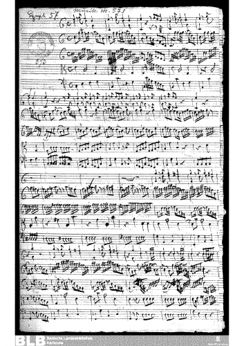 Molter - Sinfonia in C major - Score