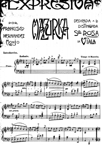 Hernández Monjo - Expresiva - Score