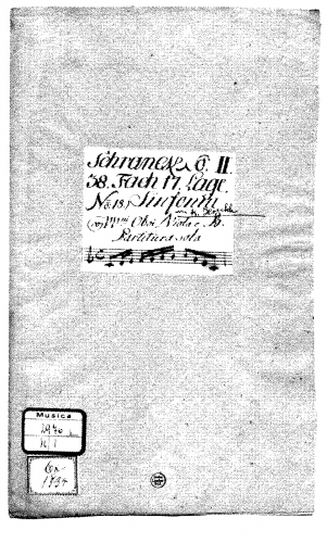 Höckh - Sinfonia in C major - Score