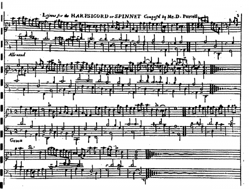 Purcell - Suite in D minor and Suite in D - Score