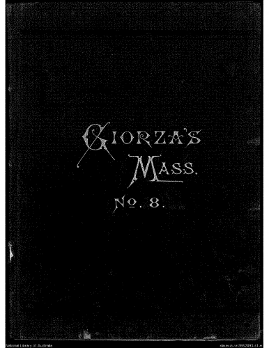 Giorza - Mass No. 8 in B-flat major - Vocal Score - Score